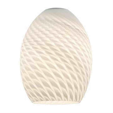 Access Lighting 23123-WHTFB FireBird Ostrich Pendant Glass Shade White Fire Bird