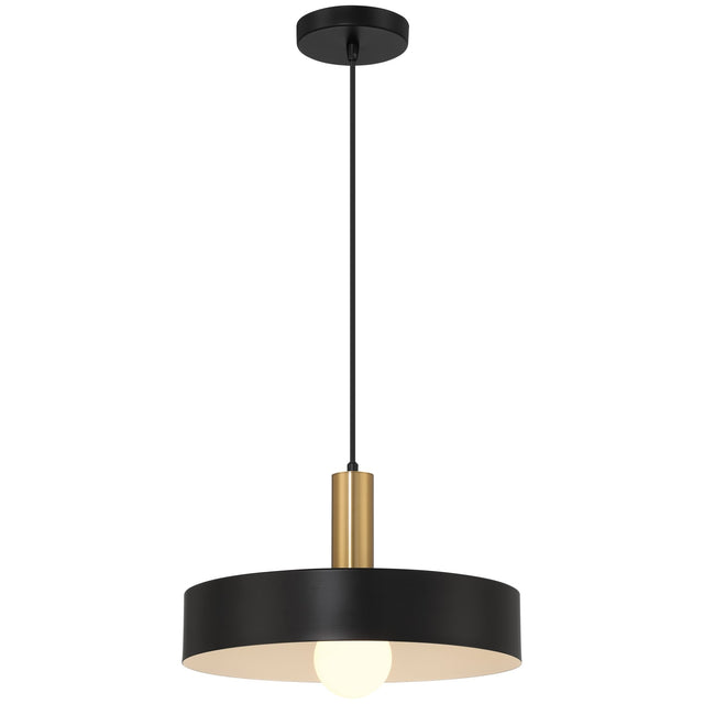 Access Lighting 23798-BWA Slate Black with Antique Brushed Brass