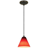 Access Lighting 28004-3C-ORB/RED Martini Oil Rubbed Bronze