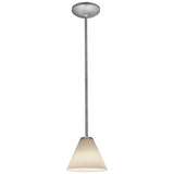 Access Lighting 28004-3R-BS/WHT Martini Brushed Steel White
