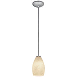 Access Lighting 28012-3R-BS/WHST Champagne Brushed Steel White Stone