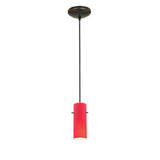 Access Lighting 28030-3C-ORB/RED Cylinder Oil Rubbed Bronze