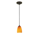 Access Lighting 28069-3C-ORB/AMB Sherry Oil Rubbed Bronze Amber