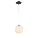 Access Lighting 28085-3C-ORB/WHTLN Japanese Lantern Oil Rubbed Bronze