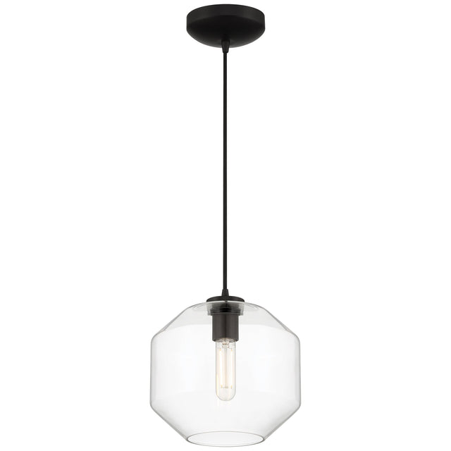 Access Lighting 29011LEDDLP-BL/CLR Clarity Black Clear