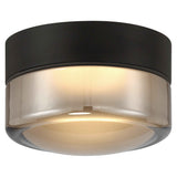 Access Lighting 29497LEDD-MBL/SMK Masso Matte Black Smoke