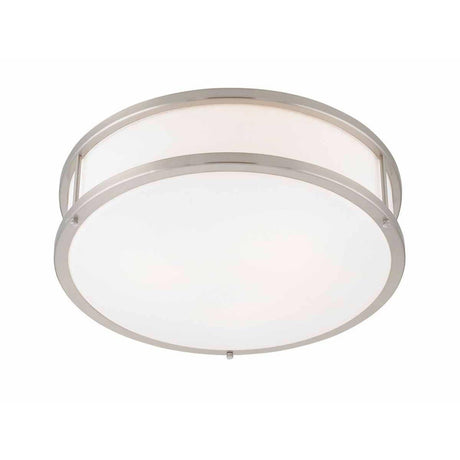 Access Lighting 50080-BS/OPL Conga Flushmount Light Brushed Steel / Opal