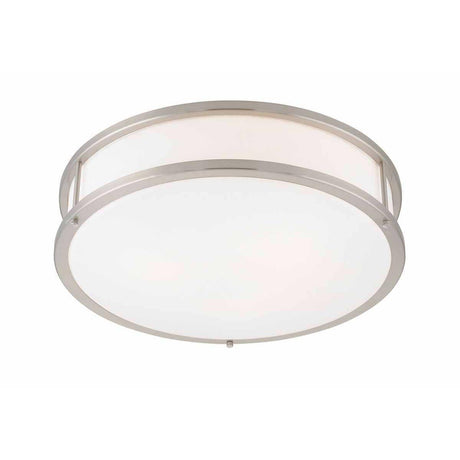Access Lighting 50081-BS/OPL Conga Flushmount Light Brushed Steel / Opal