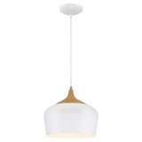 Access Lighting 52057LEDDLP-WH/WGN Blend White with Wood Grain