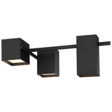 Access Lighting 52180LEDD-MBL/ACR Madrid Matte Black