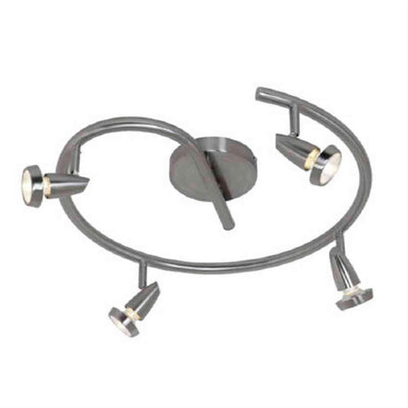 Access Lighting 52222LEDDLP-BS Mirage LED G Cluster Spot Brushed Steel