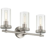 Access Lighting 61123-BS/CLR Lily Brushed Steel