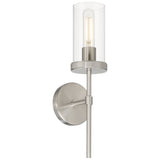 Access Lighting 62308-BS/CLR Lily Brushed Steel