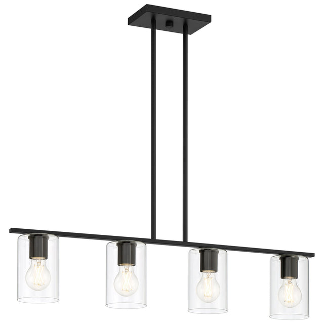 Access Lighting 62586LEDDLP-MBL/CLR Oslo Matte Black