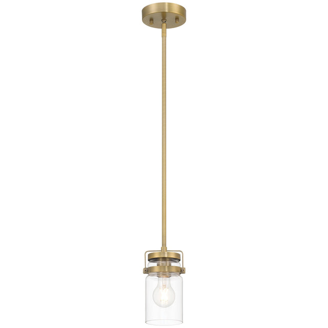 Access Lighting 63080-BG/CLR Shelby Brushed Gold
