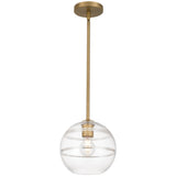 Access Lighting 63092-ABB/CRB Swirl Antique Brushed Brass