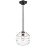 Access Lighting 63092-MBL/CRB Swirl Matte Black