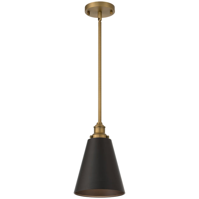 Access Lighting 63098-ABB/BLK Dahlia Antique Brushed Brass Black