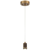 Access Lighting 63139LEDD-ABB Port Nine Stark Antique Brushed Brass