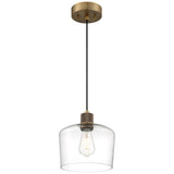 Access Lighting 63141LEDDLP-ABB/CLR Port Nine Chardonnay Antique Brushed Brass Clear