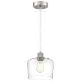Access Lighting 63141LEDDLP-BS/CLR Port Nine Chardonnay Brushed Steel Clear