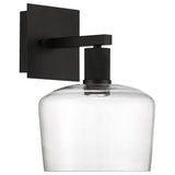 Access Lighting 63144LEDD-MBL/CLR Port Nine Chardonnay Matte Black Clear