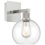 Access Lighting 63145LEDDLP-BS/CLR Port Nine Burgundy Brushed Steel Clear