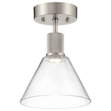 Access Lighting 63146LEDD-BS/CLR Port Nine Martini Brushed Steel Clear
