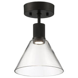 Access Lighting 63146LEDD-MBL/CLR Port Nine Martini Matte Black Clear