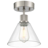 Access Lighting 63146LEDDLP-BS/CLR Port Nine Martini Brushed Steel Clear