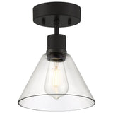 Access Lighting 63146LEDDLP-MBL/CLR Port Nine Martini Matte Black Clear