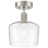 Access Lighting 63147LEDD-BS/CLR Port Nine Chardonnay Brushed Steel Clear