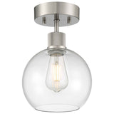 Access Lighting 63148LEDDLP-BS/CLR Port Nine Burgundy Brushed Steel Clear