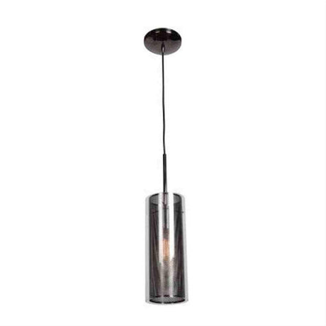Access Lighting 63987-BCH/CLR Multis Encaged Glass Pendant Black Chrome