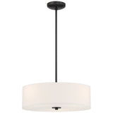 Access Lighting 64065LEDDLP-MBL/WH Mid Town Matte Black