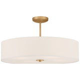 Access Lighting 64066LEDDLP-ABB/WH Mid Town Antique Brushed Brass