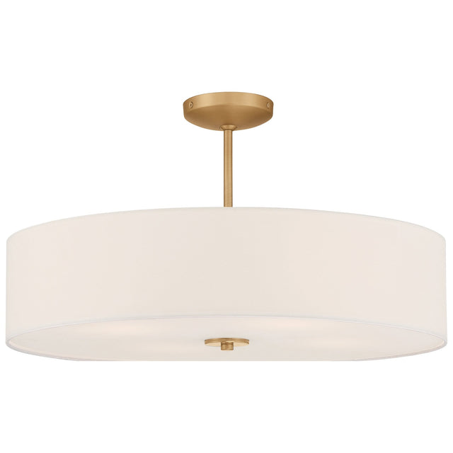 Access Lighting 64066LEDDLP-ABB/WH Mid Town Antique Brushed Brass