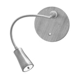 Access Lighting 70003LED-BS Epiphanie Gooseneck Wall Lamp Brushed Steel