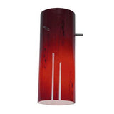 Access Lighting 23130-RUSKY Inari SilkÂ pendant glass shade in satin stainless, additional view