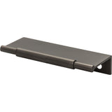 Top Knobs TK971AG Crestview 3" Center to Center Finger Pull Ash Gray