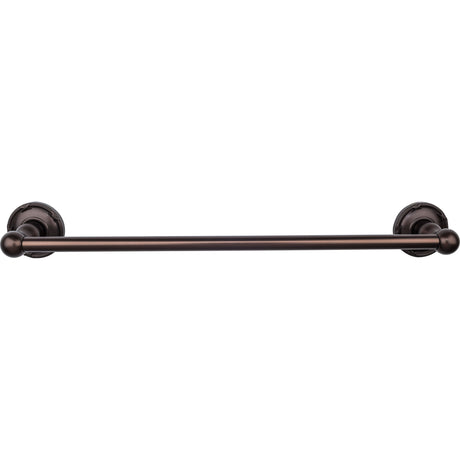 Top Knobs ED6ORBE TOP BATH (R) Edwardian Bath Single 20 1/2" Wall Mounted Towel Bar Oil Rubbed Bronze