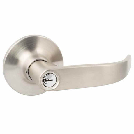 Sure-Loc AD107 15 satin nickel keyed entry door lever