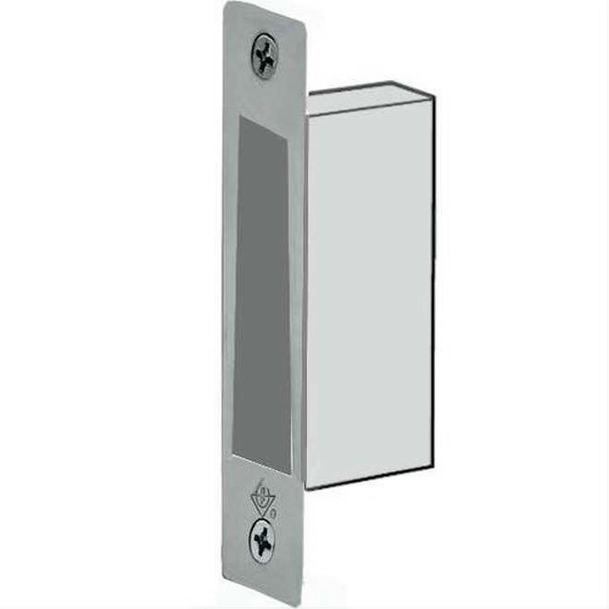 Adams Rite 4001011628 MS Deadlock Flat Square Box Strike Clear Anodized Aluminum