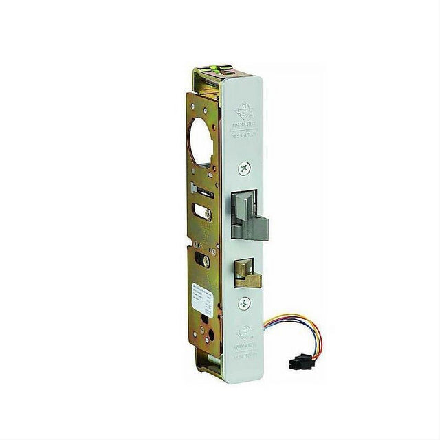 Adams Rite 430030201628 Steel Hawk Latch Electrified Lock for Flat Mortised Strike in Clear Anodized