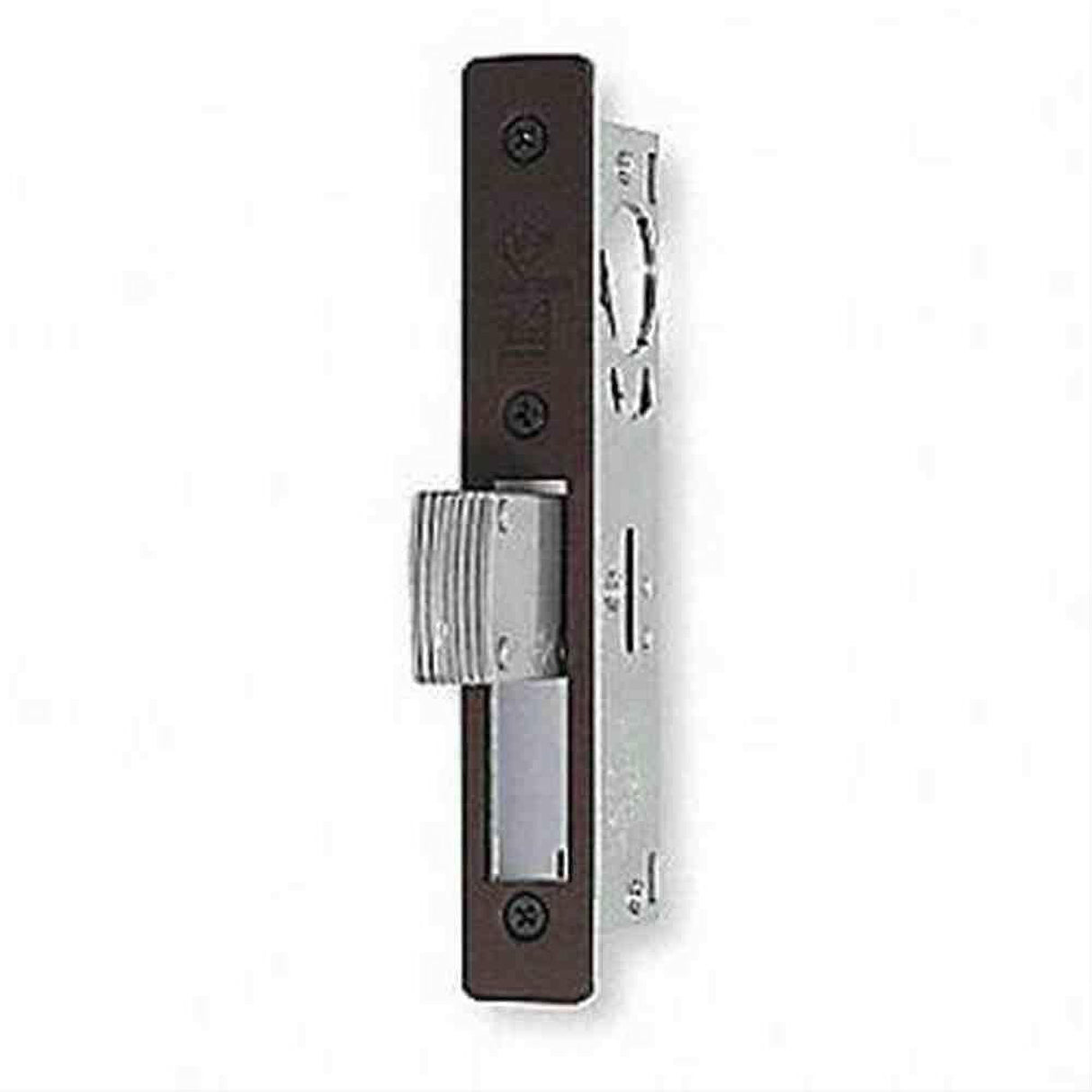 Adams Rite MS1850S210313 MS1850S Deadlock Flat Faceplate 31/32 inch Straight Bolt Dark Bronze Anodized