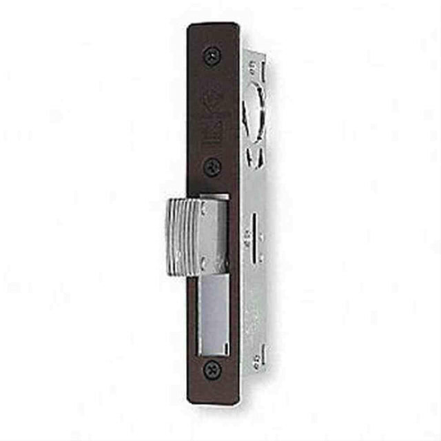 Adams Rite MS1850S210313 MS1850S Deadlock Flat Faceplate 31/32 inch Straight Bolt Dark Bronze Anodized