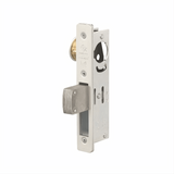 Adams Rite MS1850S210628 MS1850S Deadlock Flat Faceplate 31/32 inch Straight Bolt Clear Anodized Aluminum