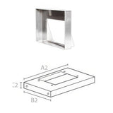 Air-Pro 9145 BIS 54" Rectangular Dual Cutout Liner for Select Blowers Biscuit