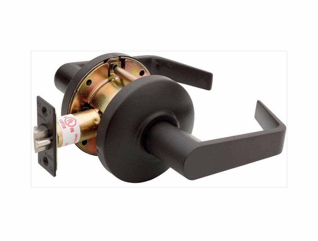 Copper Creek AL6220 10B Avery passage passage door lever in oil-rubbed bronze, additional view