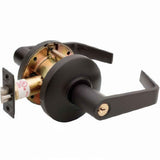 Copper Creek AL6241 10B oil rubbed bronze keyed entry door lever